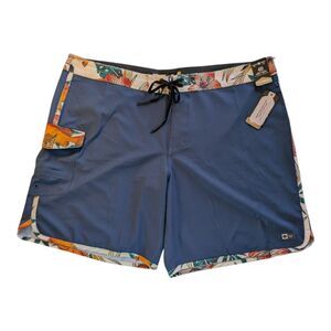 Salty Crew Torrent Boardshort Washed Indigo Mens Size 40 Brand New